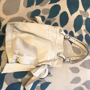 White leather juicy couture purse